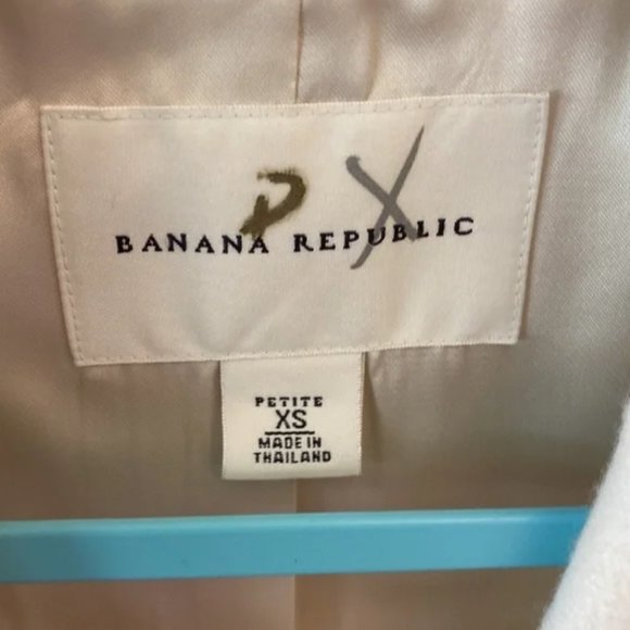 Banana Republic Cream Wool Coat - Picture 4 of 11